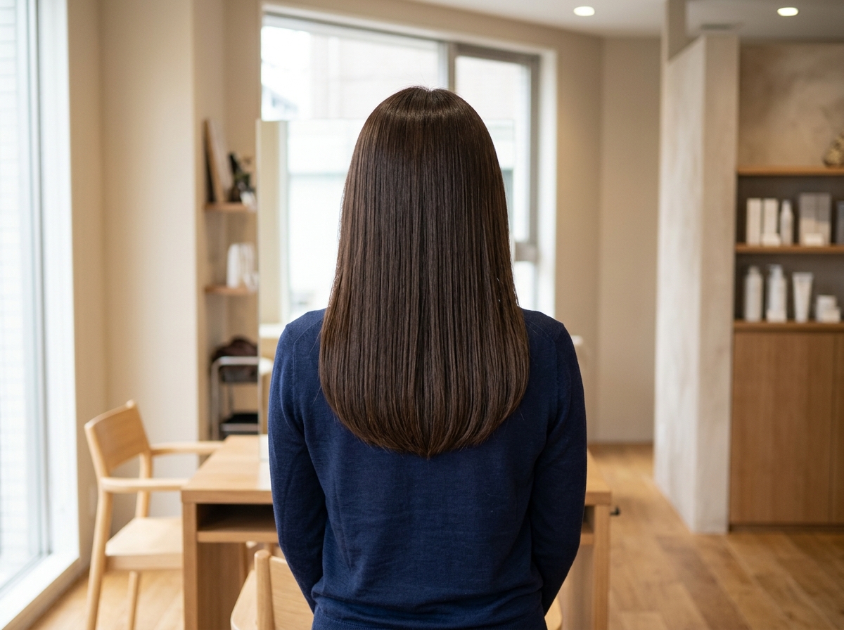 9月の毛先ケアでツヤとまとまりを整えた自然なヘアスタイル